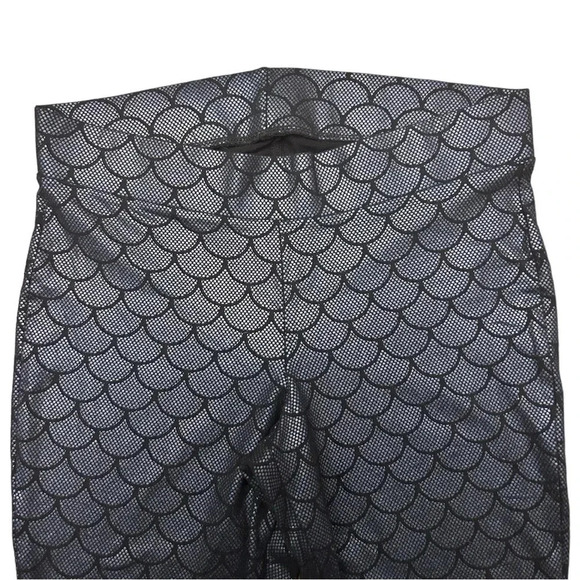 Torrid Full Length Signature Waist Foil Legging Mermaid Foil Stretchy Comfort - Picture 6 of 9